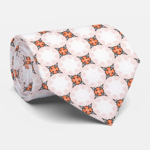 Cravate Col orange serrage au col
