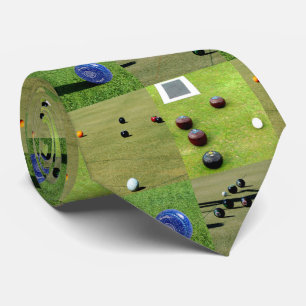 Cravate Collage de photos de pelouse Bowls,
