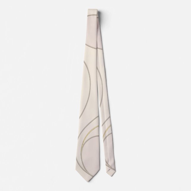 Cravate Collection de motifs modernes de yoga de luxe   (Devant)