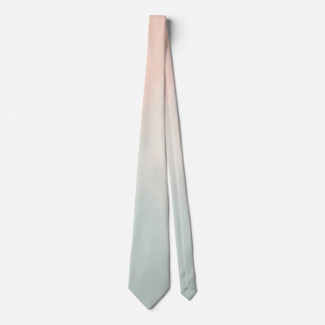 Cravate Collection de rose saumon clair Abstract Populaire (Devant)