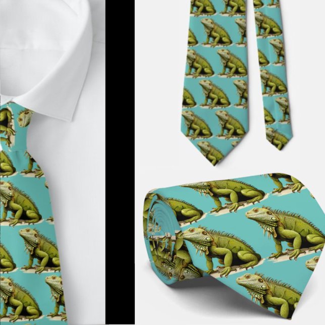 Cravate Collet Iguane Papa (Créateur téléchargé)