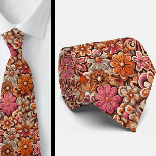 Cravate Collier Fleur de Pouvoir Hippy