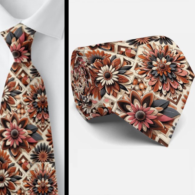 Cravate Collier Fleur de Pouvoir Hippy (Créateur téléchargé)