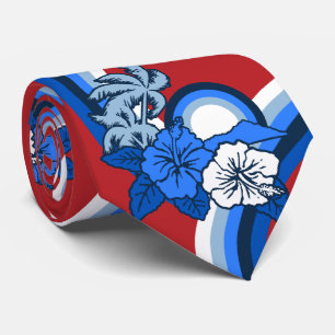Cravate Collier Hawaïen Surfing Safari
