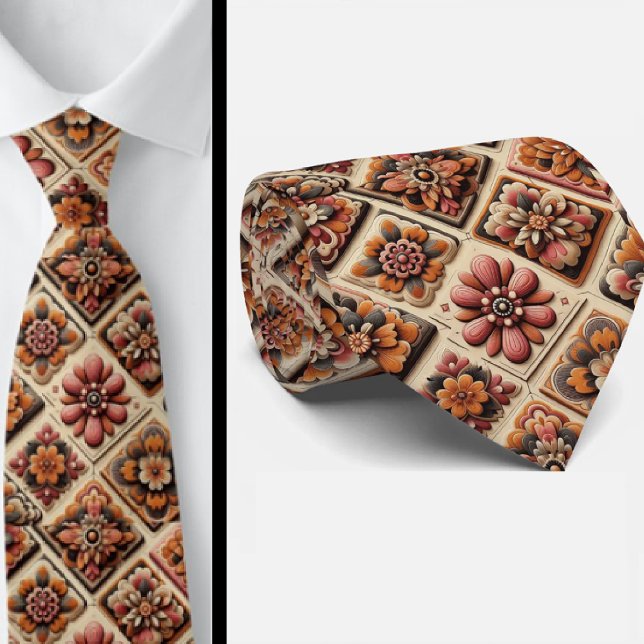 Cravate Collier hippie Flower Power (Créateur téléchargé)