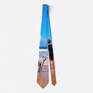 Cravate Collier personnalisé avec photo de vos animaux de 