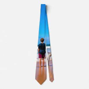 Cravate Collier personnalisé avec photo de votre propre co