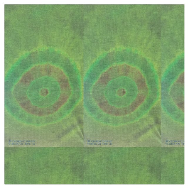 Cravate-colorant Vortex du tissu Time 11 (Fermer)