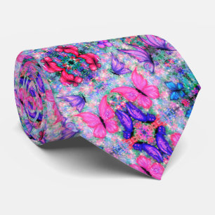 Cravate Coloré Cols Papillon Tie