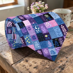 Cravate Colore Tie à motif patchwork personnalisé