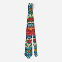 Colorful Artistic Floral Tie – Bold Statement Neck
