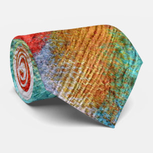 Cravate Colorful Moderne Arrière - plan de grain de bois #