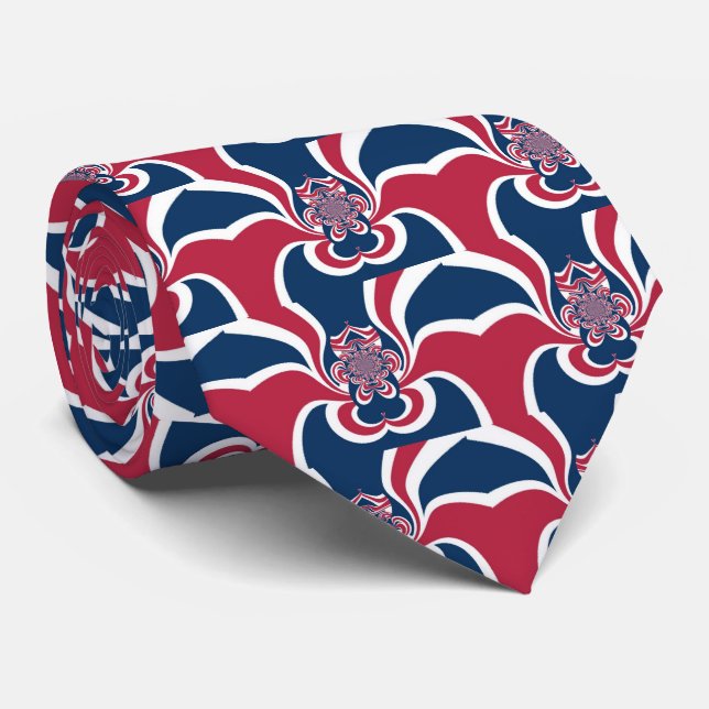 Cravate Colors unis : Motif mondial coloré (Roulé)