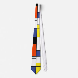 Cravate Composition A de Piet Mondrian - Art Moderne Abstr