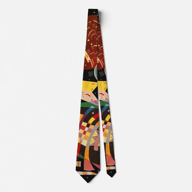 Cravate Composition X Abstraction Biomorphique - Kandinsky (Devant)