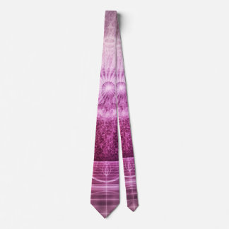 Cravate Concept de méditation rose magenta Art Abstrait