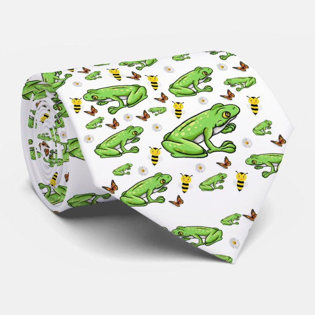 Cravate Concepteurs Hommes Grenouilles (Roulé)