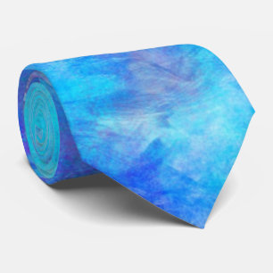 Cravate Conception bleue d'abrégé sur aquarelle