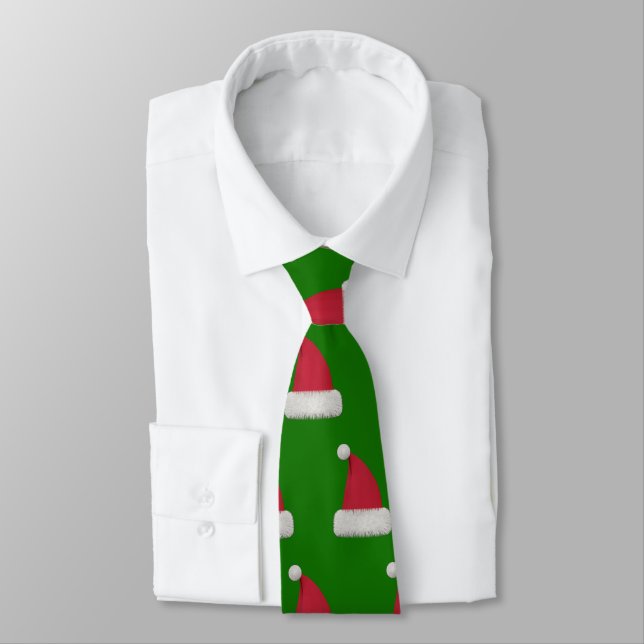 Cravate Conception de chapeau de Père Noël (Attaché)
