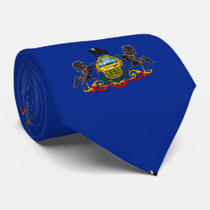 Cravate Conception de drapeau d'état de la Pennsylvanie