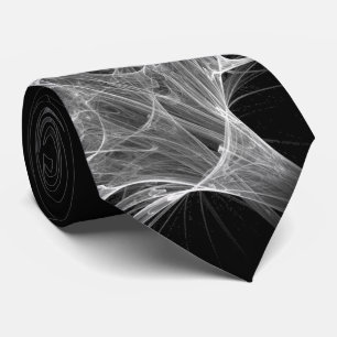 Cravate Conception de fractale de toile d'araignée
