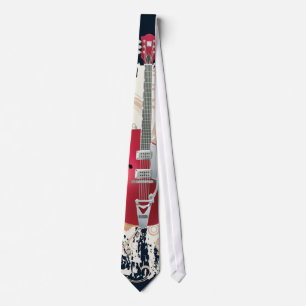 Cravate Conception de guitare électrique