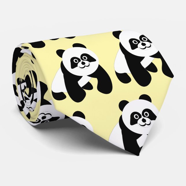Cravate Conception de panda (Roulé)