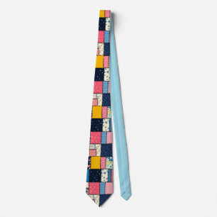 Cravate Conception de Patchwork adorable, Motif Joueur