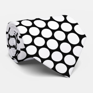 Cravate Conception de points Polka blancs