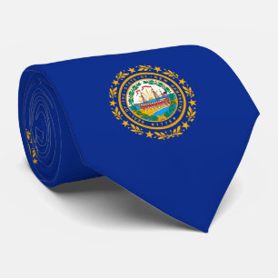 Cravate Conception du drapeau d'état du New Hampshire