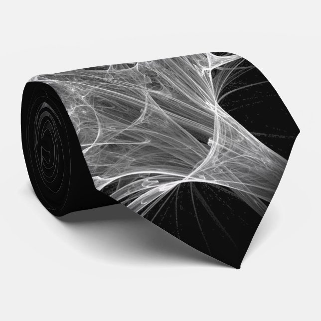 Cravate Conception Fractale Web Spider (Roulé)