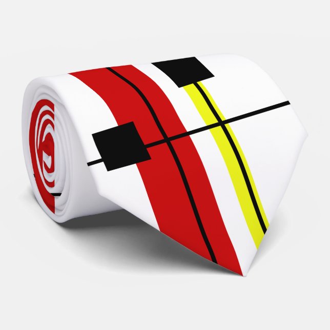 Cravate Conception géométrique (Roulé)