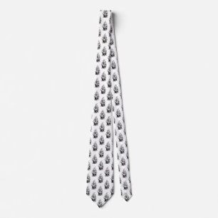 Cravate Conception minimaliste des Motifs de voiliers Vint