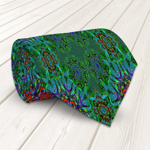 Cravate Confianza texture textile mandala motif