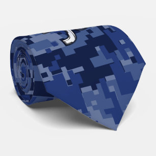 Cravate Connexion Zodiac Capricorne sur Camouflage numériq