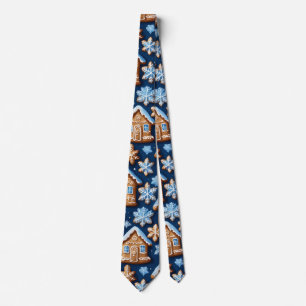 Cravate Cookies de Noël brasserie de gingembre Fête d'hive