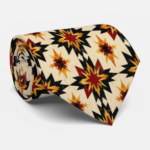 Cravate Cool carrelé motif sud-ouest