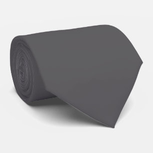 Cravate Cool Cendré Gris Foncé Pop De Couleur Cou