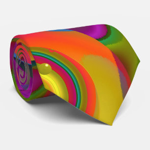 Cravate Cool de Punch psychédélique trippy art abstrait