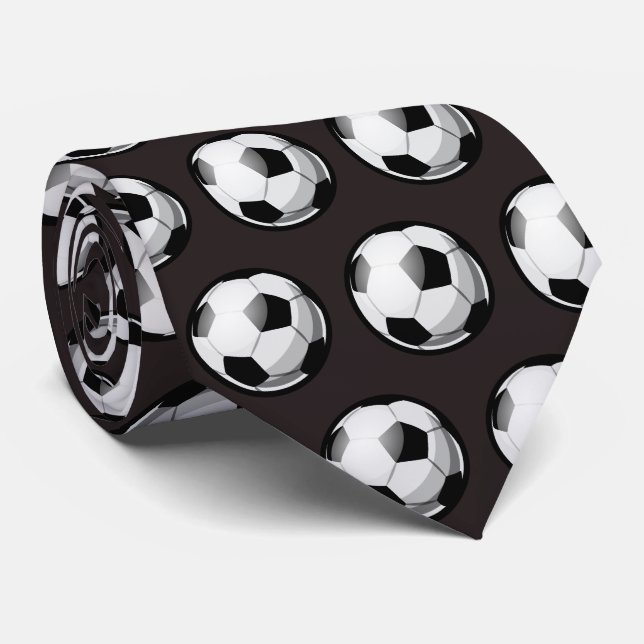 Cravate Cool football football sport de balle motif carrel (Roulé)