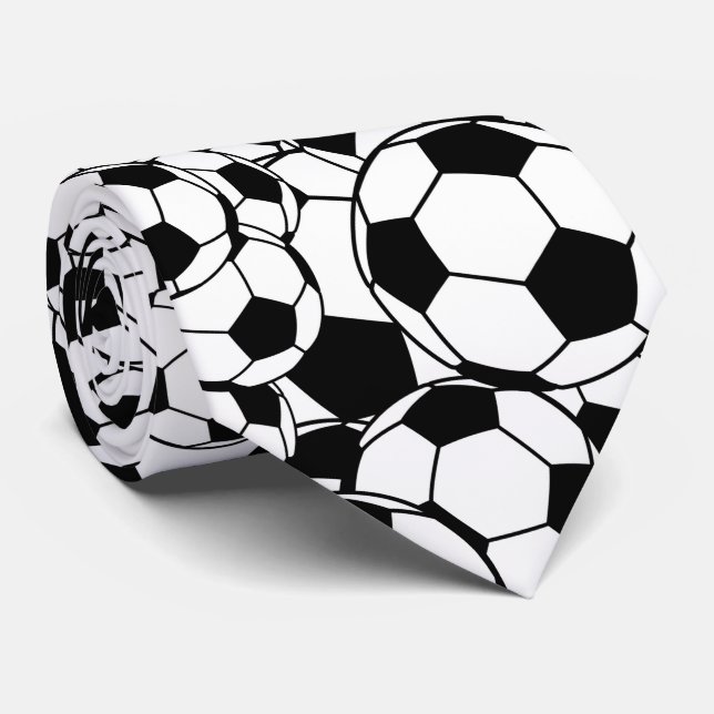Cravate cool Soccer balle de sport carrelé (Roulé)