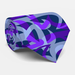 Cravate Copie bilatérale abstraite d'autoroute rétro