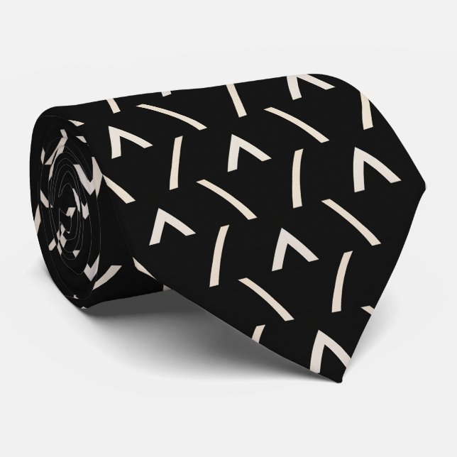 Cravate Corbata de estilo masculino moderno rayas (Roulé)