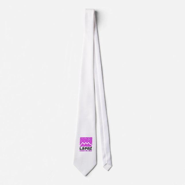 Cravate Corbata La Paz ciudad del cielo (Devant)