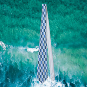 Cravate Corbeille de flux de ligne bleue