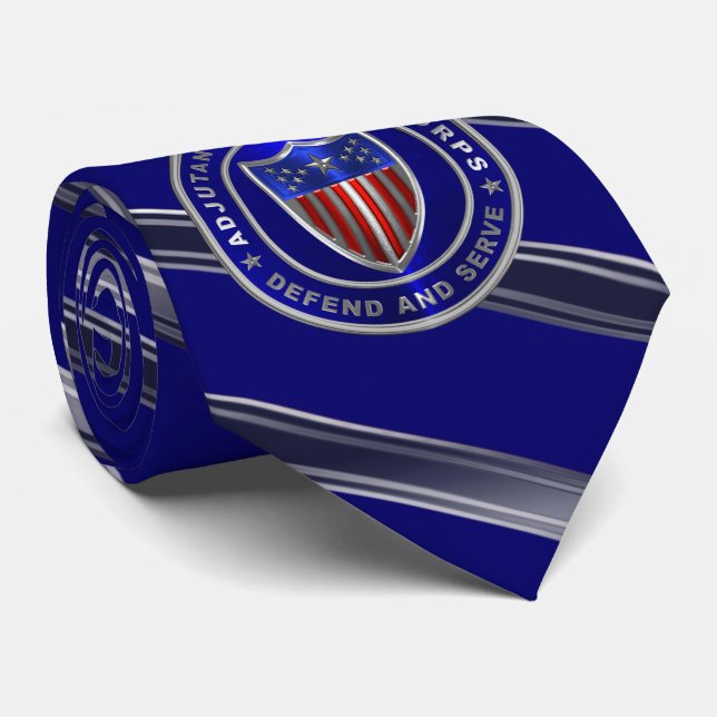 Cravate Corps du général adjoint “AG”  (Roulé)