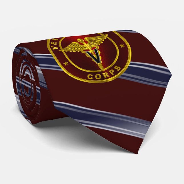 Cravate Corps vétérinaire de l'armée  (Roulé)
