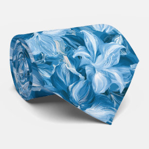 Cravate Costume de fête des pères à motif Amaryllis