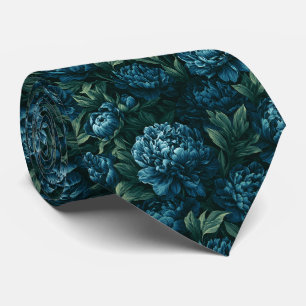 Cravate Costume de travailleur modèle pivoines pour petit