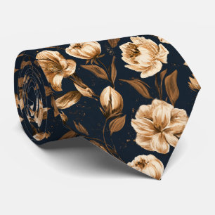 Cravate Costume Oncle Imprimé Amaryllis